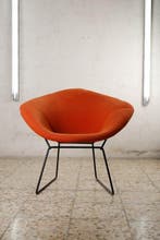 Knoll - Harry Bertoia - Stoel - Diamond Stoel - Staal, Wol -