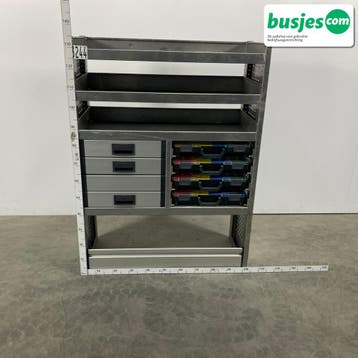 Aluca bedrijfswageninrichting 1010x420x1350mm (3244), Ophalen of Verzenden