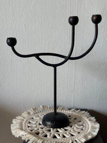 Patrick Dupont - Kaarsenhouder - Metaal - sculpturale