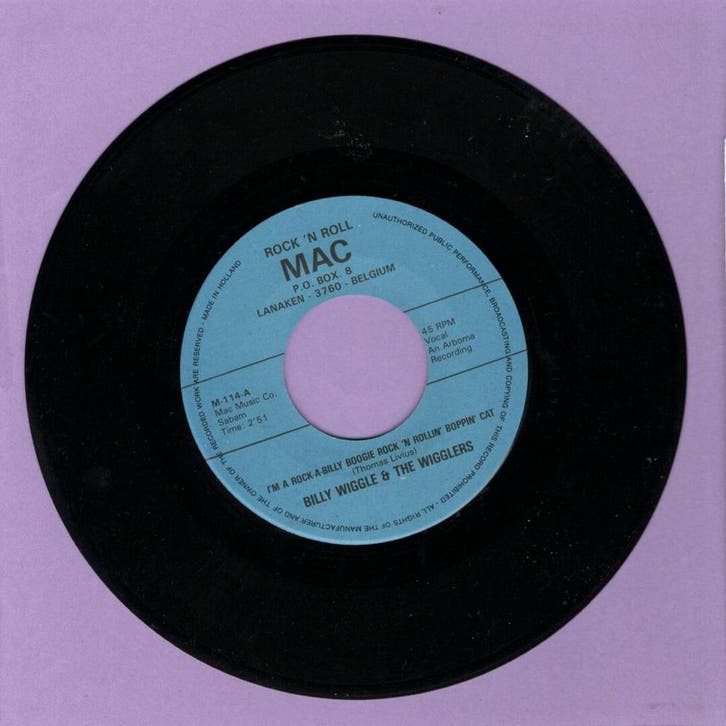 Billy Wiggle n The Wigglers – Im A Rock-A-Billy Boogie Ro, Cd's en Dvd's, Vinyl Singles, Ophalen of Verzenden