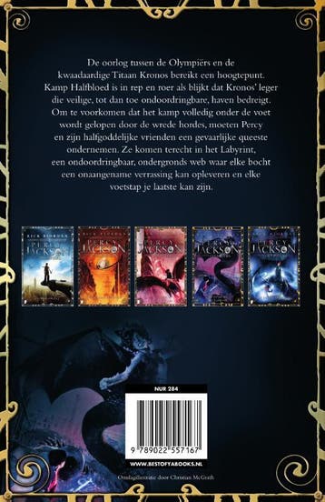 De strijd om het labyrint / Percy Jackson en de Olympiërs /, Boeken, Verzenden, Zo goed als nieuw, Rick Riordan
