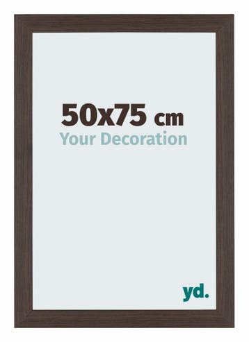 Fotolijst 50x75 cm - Eiken Donker - MDF - Mura, Verzenden, Nieuw