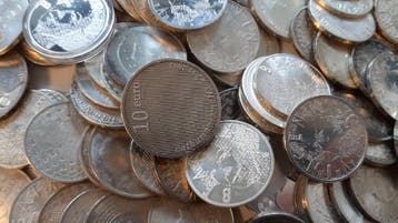 Zilveren munten per kilo voor beleggen beschikbaar, Ophalen of Verzenden, Zilver