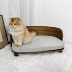 Verhoogd Houten Kattenbed – Comfortabel Huisdierbed met Kuss, Verzenden, Nieuw