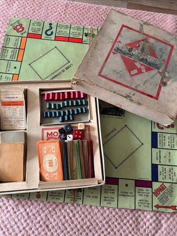 Bordspel - Monopoly ancien 1936-1939, Antiek en Kunst
