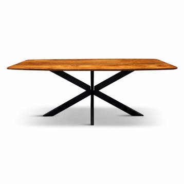 Eettafel Deens Ovaal Elise 150x80cm Mango Honey brown, Ophalen of Verzenden, Nieuw