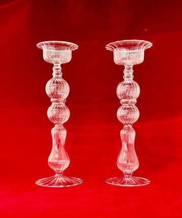 Kandelaber (2) - Glas