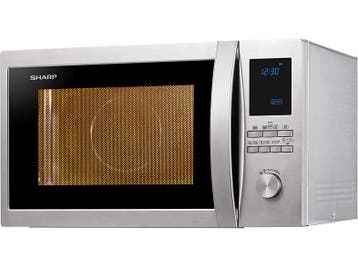 Sharp -  Combimagnetron 1000 W - Inhoud 42 L Rvs, Witgoed en Apparatuur, Magnetrons, Verzenden, Nieuw, Draaiplateau, 45 tot 60 cm