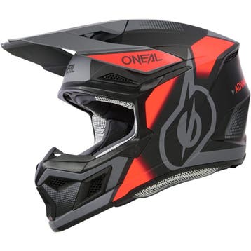 ONEAL | 3SRS Vision Helmet Black/Red/Gray, Motoren, Ophalen of Verzenden, Nieuw met kaartje, Offroadhelm, Heren