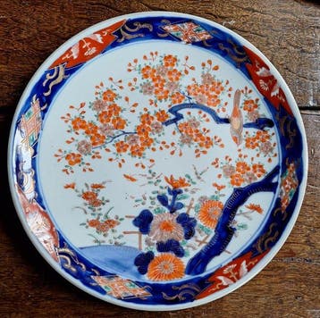 Yamatoku-oven - Schotel - Porselein - Imari