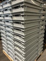 stevige gebruikte kratten grijs 600x400x140 mm stapelbakken, Gebruikt, 40 tot 60 cm, 50 tot 75 cm, Minder dan 35 cm
