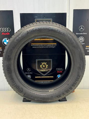 1 stuk 235/55R18 V XL Continental All-Seasons Contact band, 18 inch, Gebruikt, 235 mm, All Season