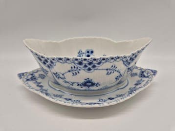 Royal Copenhagen - Sauciere Musselmalet Vollspitze - Sauskom