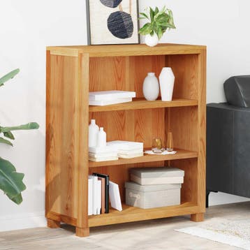 vidaXL Kast met opslag Bruin 80 x 35 x 95 cm Massief, Huis en Inrichting, Verzenden, Nieuw