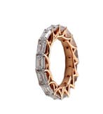 Ring - 14 karaat Roségoud - 4.76ct. tw. Diamant (Lab-grown), Nieuw