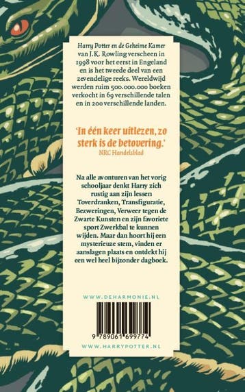 Harry Potter en de geheime kamer / Harry Potter / 2, Boeken, Verzenden, Zo goed als nieuw, J.K. Rowling