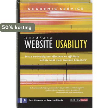 Handboek website usability - O. van Rijswijk 9789039521014, Verzenden, Gelezen, O. van Rijswijk