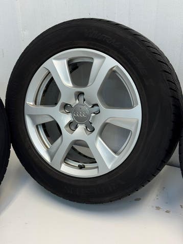 Org.Audi A4 bj2011 sportvelgenset met winterbanden 225/55R16, Gebruikt, 16 inch, Banden en Velgen, Winterbanden