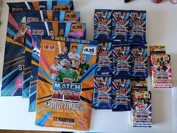 Topps Match Attax 2025/26 - Starterpack + 3xMultipack +2, Verzamelen, Nieuw