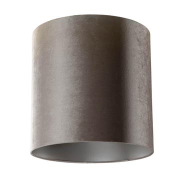 Velours lampenkap taupe cilinder 40/40/40, Huis en Inrichting, Lampen | Lampenkappen, Verzenden, Nieuw