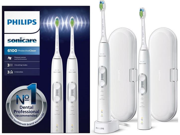 Philips Sonicare ProtectiveClean 6100 HX6877/34 -, Sieraden, Tassen en Uiterlijk, Uiterlijk | Mondverzorging, Nieuw, Verzenden