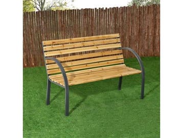 Veiling - 2 zits tuinbank - Modena - Espenhout, Tuin en Terras, Nieuw