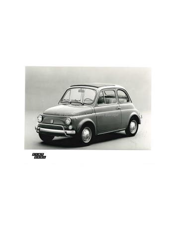 1967 FIAT 500L PERSFOTO, Nieuw, Author