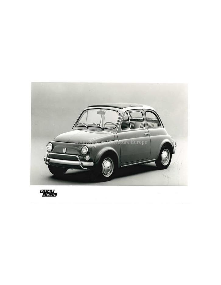 1967 FIAT 500L PERSFOTO, Boeken, Auto's | Folders en Tijdschriften