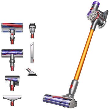 Dyson V8 Absolute - Steelstofzuiger - Zilver - 115 Air Watts, Ophalen of Verzenden, Zo goed als nieuw