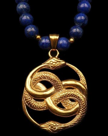 Lapis lazuli - Talisman van de Divijn Auryn: Het zegel van
