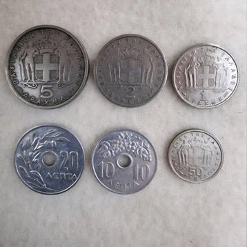 Themacollectie - Vintage 1954 Griekse drachma