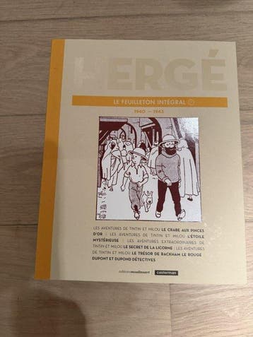 Tintin - Le Feuilleton intégral T9 - 1 Album - Eerste druk -, Nieuw