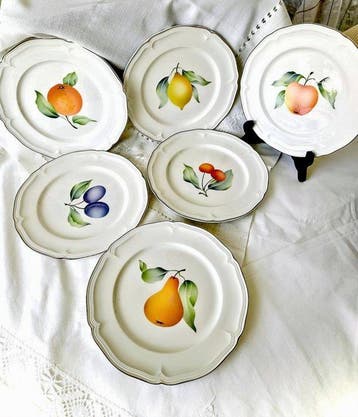 Villeroy & Boch - 6-teiliges Kuchenteller-Set „Frutta“