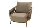 4SO Biarritz loungestoel - Amber, Tuin en Terras, Tuinstoelen, Verzenden, Nieuw, Overige materialen