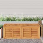 vidaXL Tuinbox met zak 150x50x55 cm massief teakhout, Tuin en Terras, Verzenden, Nieuw