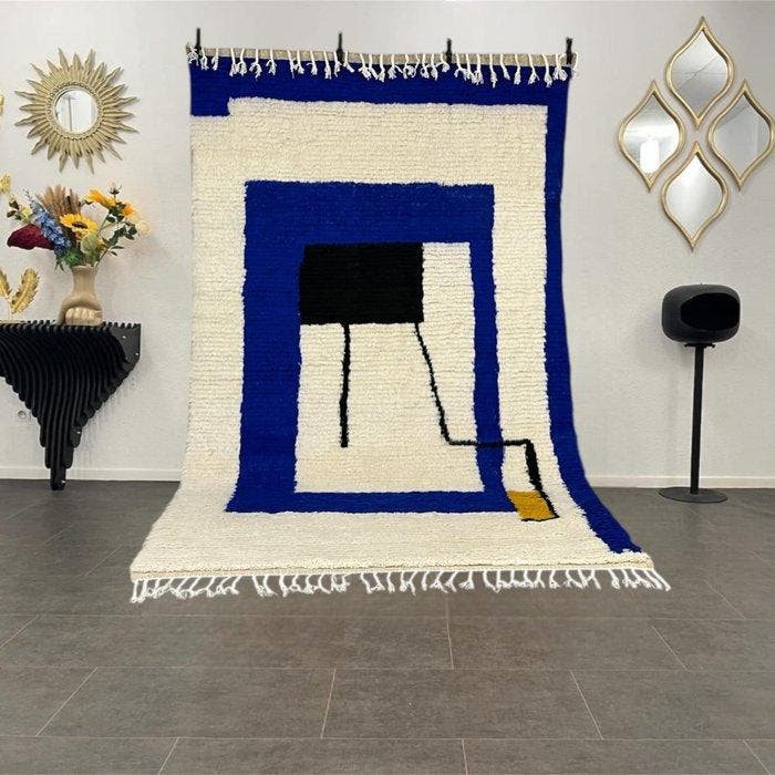 Beni Ouarain Berberse tapijt - Tapijt - 252 cm - 156 cm -, Huis en Inrichting, Stoffering | Tapijten en Kleden