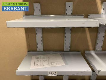 HCB RVS Dubbel wandschap schap 60 x 30 cm Basic-line Horeca, Ophalen of Verzenden, Nieuw in verpakking
