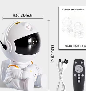 Astronaut Sterprojector – LED Nachtlamp met Galaxy Nevel, Verzenden, Nieuw