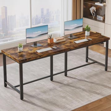 Extra Lange Bureau voor 2 Personen - 200 cm Breed Werkstatio, Huis en Inrichting, Bureaus, Verzenden, Nieuw