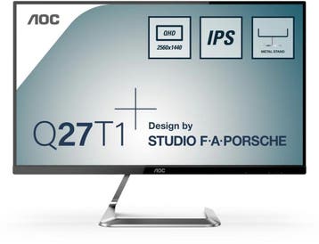AOC Q27T1 – 27 QHD IPS Monitor – Refurbished, Computers en Software, Kantelbaar, Refurbished, AOC, Ophalen of Verzenden