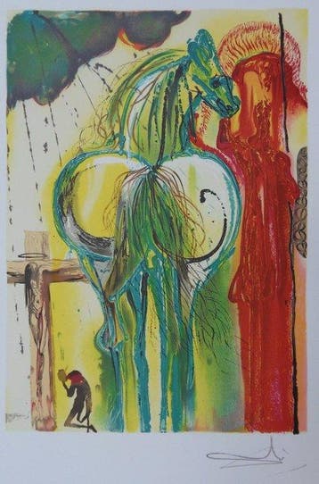 Salvador Dali (1904-1989) - Le Centurion, Antiek en Kunst
