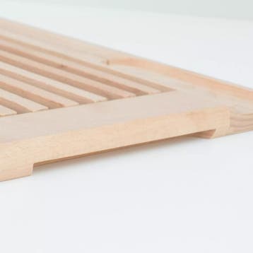 HOCHO Beukenhouten Broodsnijplank 355x295x22 mm – Met Kru., Ophalen of Verzenden, Nieuw