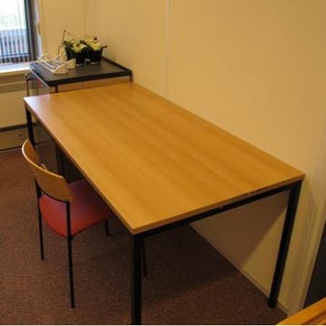 (MDK-103399) Overtoom vergadertafel 160 x 80 cm, Ophalen of Verzenden, Gebruikt