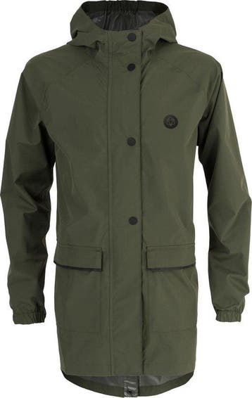 AGU GO Parka Kids Regenjas Essential - Groen - 128 - Meisjes, Verzenden, Nieuw