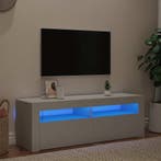 vidaXL Tv-meubel met LED-verlichting 120x35x40 cm wit, 100 tot 150 cm, Verzenden, Nieuw, Minder dan 100 cm