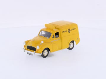 Schaal 1:43 Vanguards VA11000 Morris Minor Van Patrol se..., Ophalen of Verzenden, Gebruikt, Overige merken