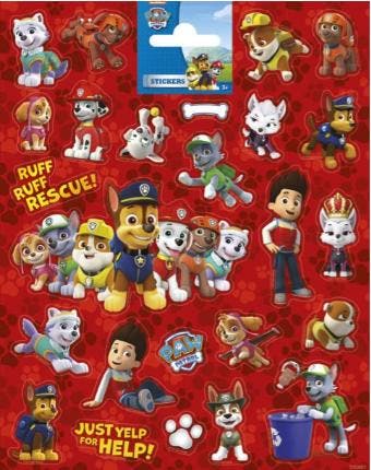 Paw Patrol Stickervel, Ophalen of Verzenden, Nieuw