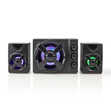Gaming luidsprekers | Nedis (33 watt, led, Touchbediening), Verzenden, Nieuw