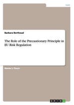 9783656572633 The Role of the Precautionary Principle in ..., Verzenden, Nieuw, Barbara Berthoud