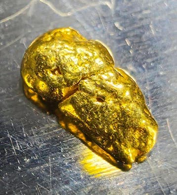 Goud Goud nugget- 0.34 g - (1)